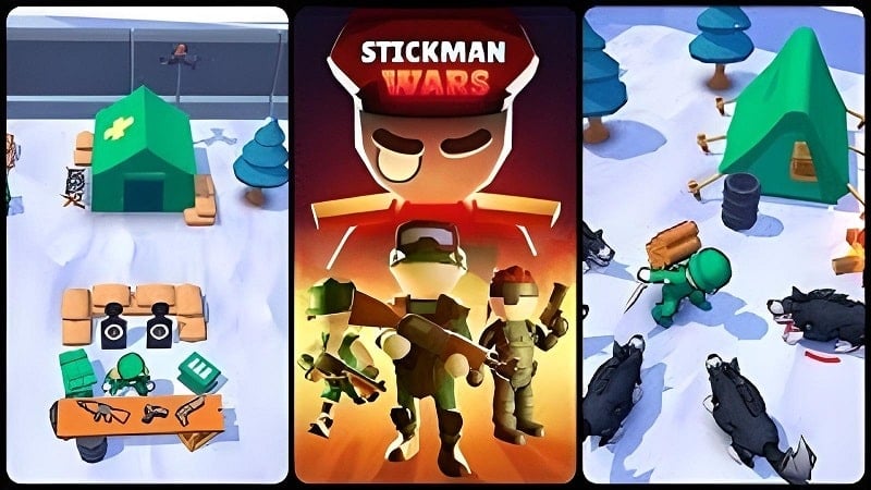 Stickmans of Wars 4.9.4 (Menu, Unlimited money/God mode)