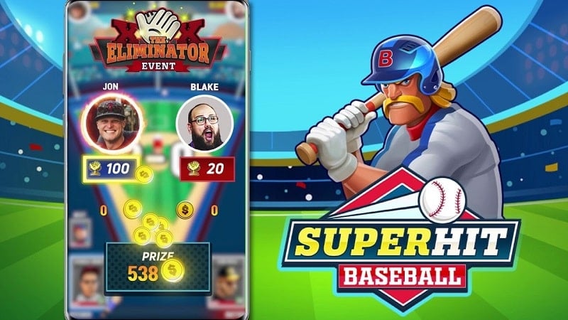 Super Hit Baseball 4.12.2 (Auto Aim/Range Shot/No Out Tile)