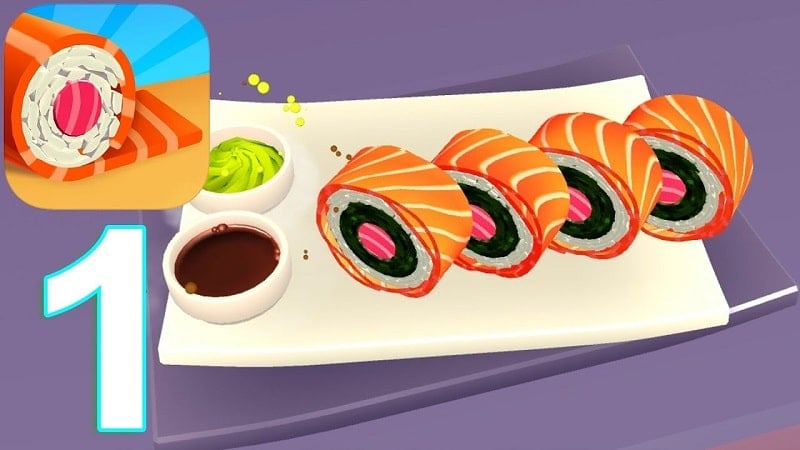 Sushi Roll 3D 1.8.33 (Unlimited money)