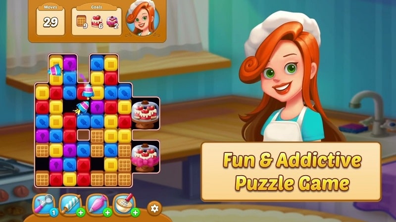 Sweet Cubes 25.0124.00 (Menu, Unlimited Money/Booster/Moves)