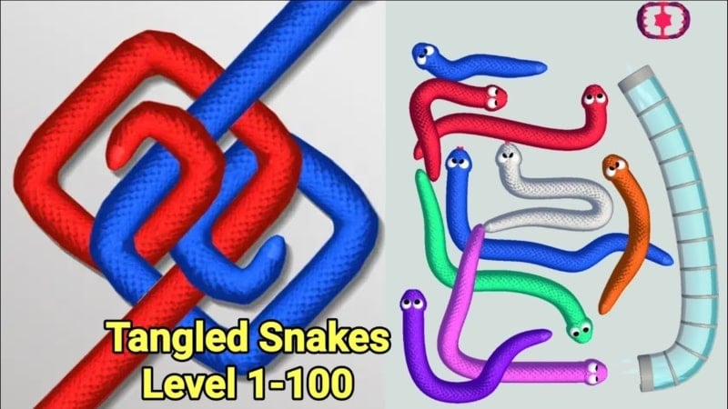 Tangled Snakes 58.0.1 (Unlimited money)