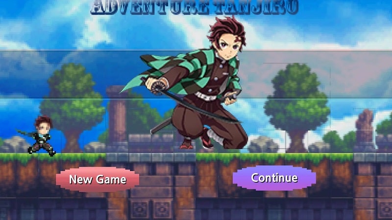 Tanjiro Game: Pixel Adventure 2.5 (God mode)