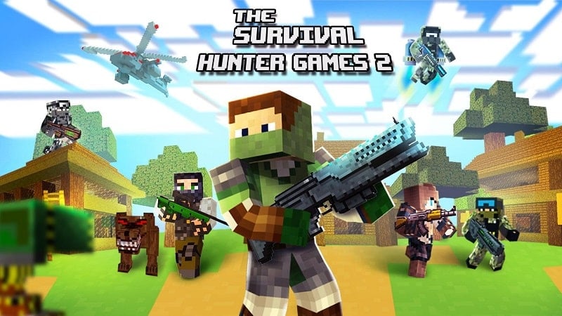 The Survival Hunter Games 2 1.201 (God mode/Dumb enemy)