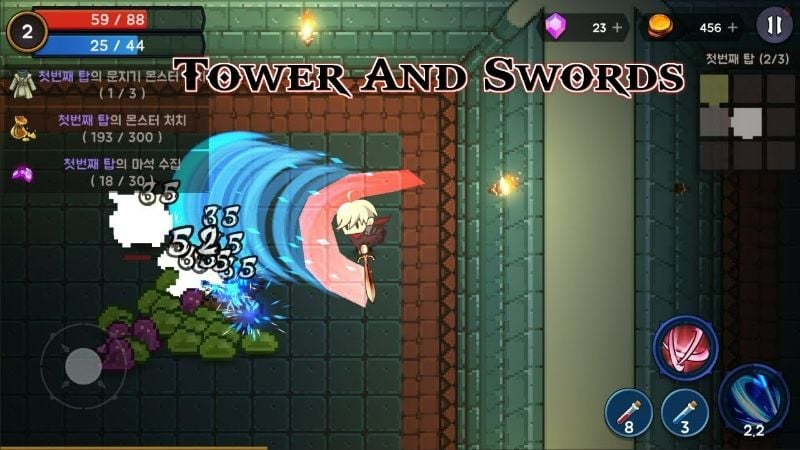 Tower And Swords 2.110 (Menu, Immortal, Unlimited Money)