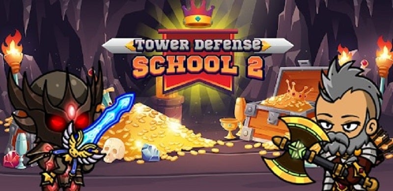 Tower Defense School 2 2.048 (Menu, High damage/Max range)