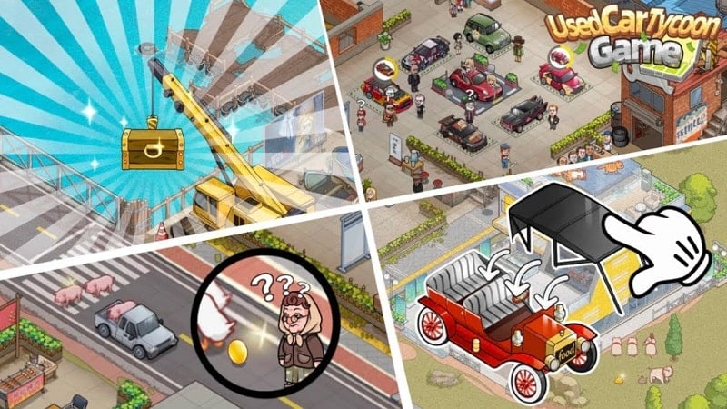 Used Car Tycoon Game 23.7.3 (Unlimited money, unlocked)