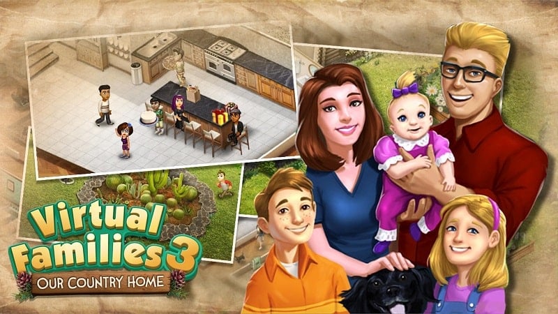 Virtual Families 3 2.2.0 (Unlimited money)