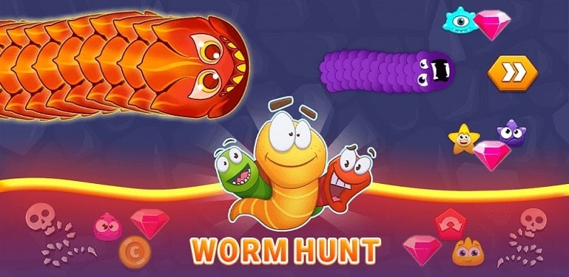 Worm Hunt 4.5.0 (Unlimited Money/Unlocked Skins)