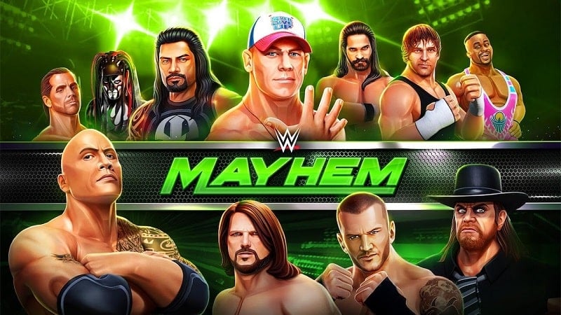 WWE Mayhem 1.85.125 (Menu, Unlimited money/Damage, Defense multiplier)